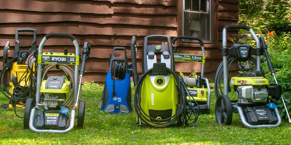 The basic information about the types and body parts of a pressure washer: